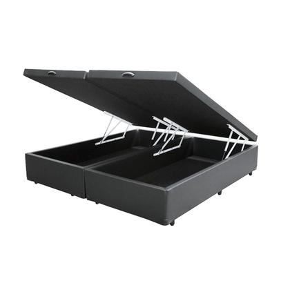 Imagem de Cama Box com Baú Arezzo Black Queen Molas Ensacadas Cinza