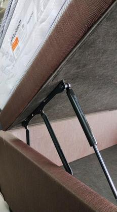 Imagem de Cama Box Com Baú Casal Blindado + Colchão De Molas Ensacadas - Ortobom - Freedom 138x188x74cm