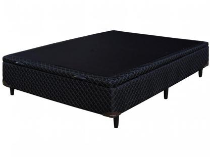 Imagem de Cama Box Com Baú Casal + Colchão de Mola 
