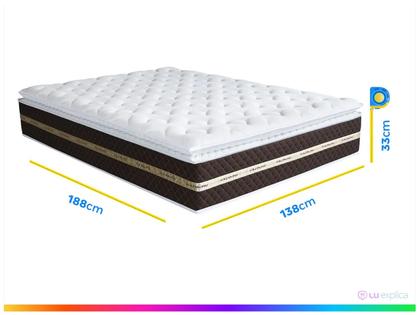Imagem de Cama Box Com Baú Casal + Colchão de Mola 