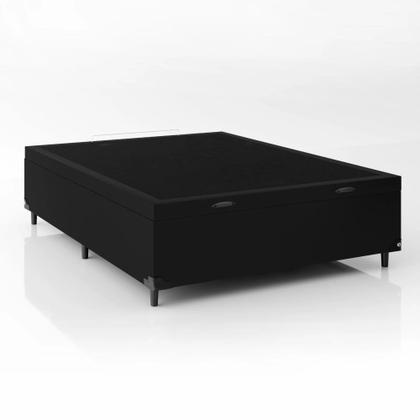 Imagem de Cama Box Com Baú Casal + Colchão De Molas Ensacadas - Ortobom - AirTech SpringPocket - 138x188x67cm