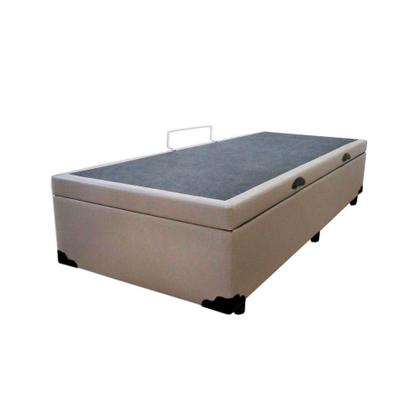 Imagem de Cama Box com Baú Solteiro Baú Blindado Sintético Bege Homequeen