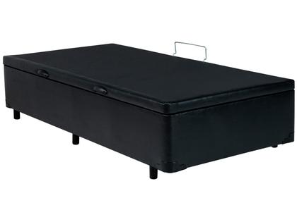 Imagem de Cama Box com Baú Solteiro (Box + Colchão) Gazin