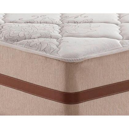Imagem de Cama Box Com Baú Super King Preta + Colchão De Molas Ensacadas - Anjos - Classic - 193x203x68cm