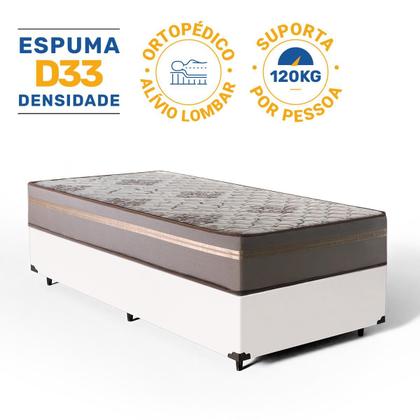 Imagem de Cama Box com Colchão de Espuma D33 Millenium One Face Solteiro 88cm