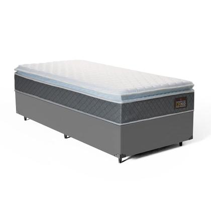 Imagem de Cama Box com Colchão de Espuma D45 Pillow Top Fort Comfort Solteiro 88 cm