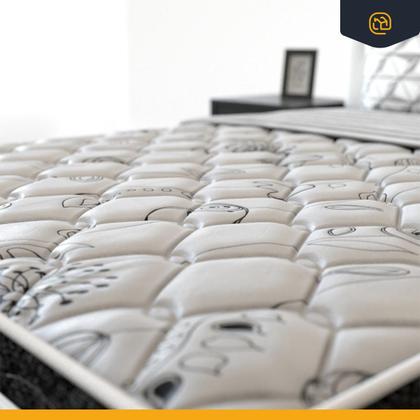 Imagem de Cama Box com Colchão de Molas Ensacadas Probel Eclipse Springs Comfort Plus Solteiro King 96cm