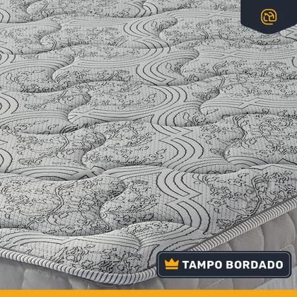Imagem de Cama Box com Colchão de Molas Ensacadas Ultra Spring DAngelis Queen 158 cm