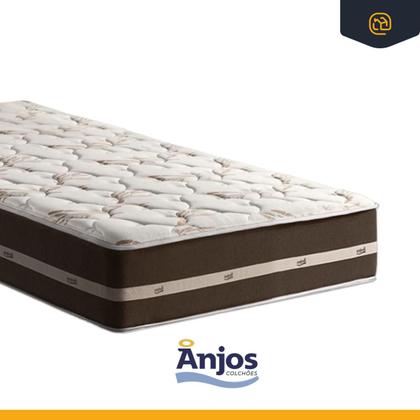 Imagem de Cama Box com Colchão de Molas Solteiro Anjos Classic Pocket Auxiliar de Espuma Unique Solteiro 88 cm