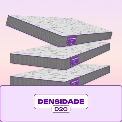 Imagem de Cama Box com Colchão Solteiro D20 Macio Acction 88x188x51 Smartz