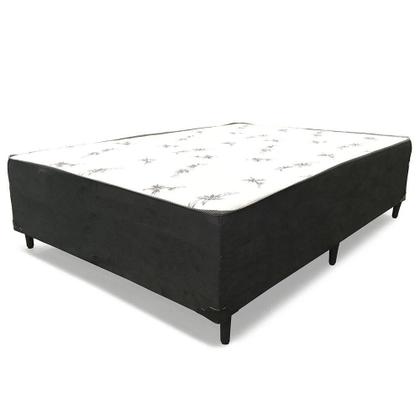 Imagem de Cama Box Conjugada 10cm De Espuma D28 Casal 55x138x188