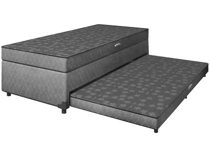 Imagem de Cama Box Conjugada Solteiro SMP com Cama Auxiliar e Baú 55x88x188 Lady