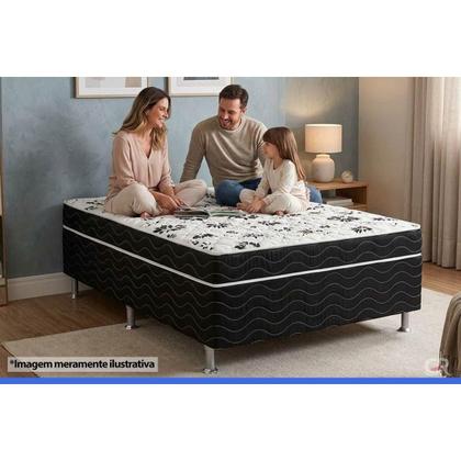 Imagem de Cama Box Conjugado Casal: Colchão Ortopédico Union (138x188) Ortobom