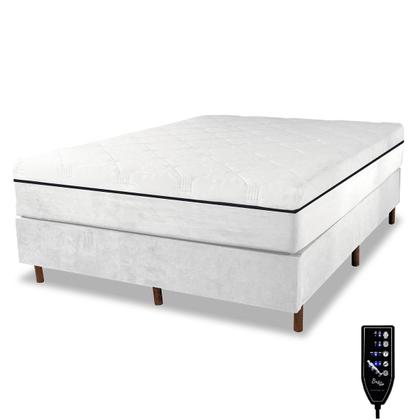 Imagem de Cama Box e Colchão Magnético Queen Massageador Bio - Basic