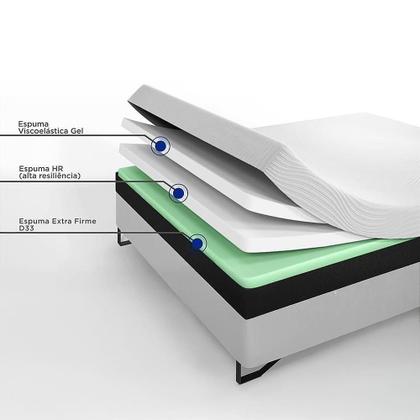 Imagem de Cama box e Colchão Only SuperKing (193x203x61) - Ortobom