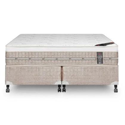 Imagem de Cama Box King Castor Premium Tecnopedic 193x203x57 + Box Castor