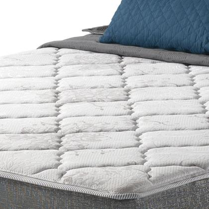 Cama Box King Cinza + Colchão Molas Ensacadas King Miami