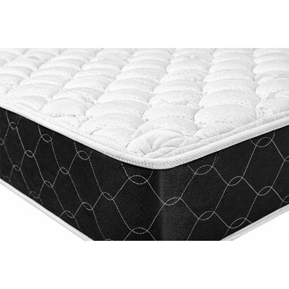 Imagem de Cama Box King: Colchão Espuma Castor D33 Black e White + Base CRC Suede Brown(193x203)