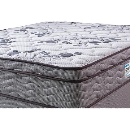 Imagem de Cama Box King Colchão Ortopédico + Box 193x203x67 One Face Espuma D45 Cinza