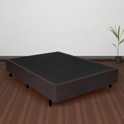 Imagem de Cama Box King Size 193x203 Alpha Cinza com Colchão Mola Ensacada
