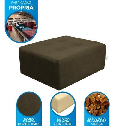 Imagem de Cama Box Pet Quadrado Com Pés Com Alumínio Marrom Escuro