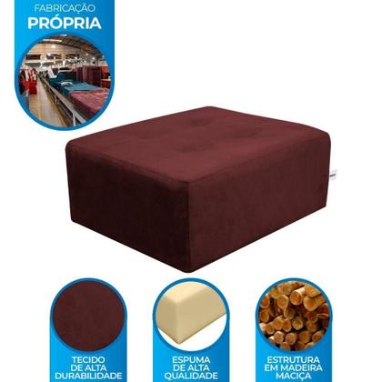 Imagem de Cama Box Pet Quadrado Com Pés Com Alumínio Vinho Marinho
