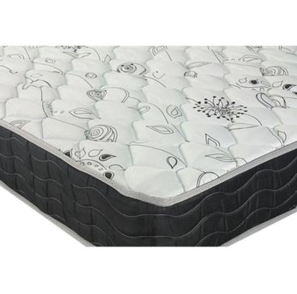Imagem de Cama Box Queen 158 Bipartido Tecido Sintético Marrom com Colchão De Molas - Probel Prodormir Sleep Black
