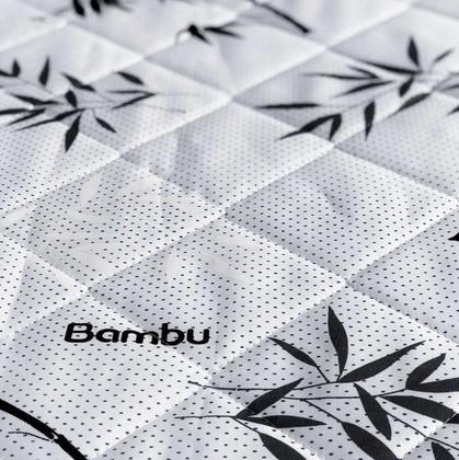 Imagem de Cama Box Queen 158 Sintético Preto com Colchão Espuma D33 One Face 57X158X198