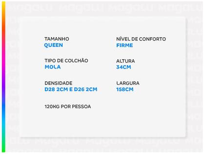 Imagem de Cama Box Queen (Box + Colchão) Plumatex