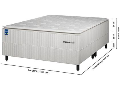 Imagem de Cama Box Queen (Box + Colchão) Plumatex