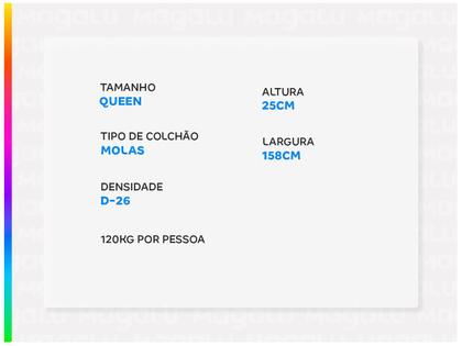 Imagem de Cama Box Queen (Box + Colchão) Umaflex 