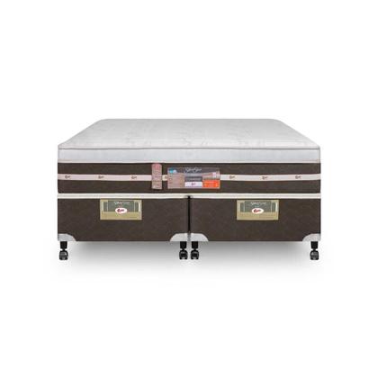Imagem de Cama Box Queen Castor Silver Star Air One Face Tecnopedic 158x198x59 + Box Castor