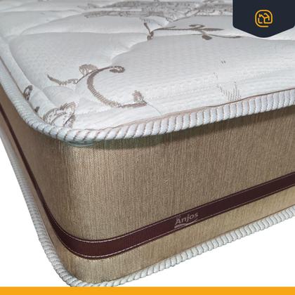 Imagem de Cama Box Queen Colchão de Molas Ensacadas Anjos Classic 158 cm
