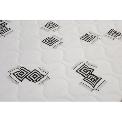Imagem de Cama Box Queen: Colchão Espuma Ortobom D45 Light + Base CRC Courano White(158x198)