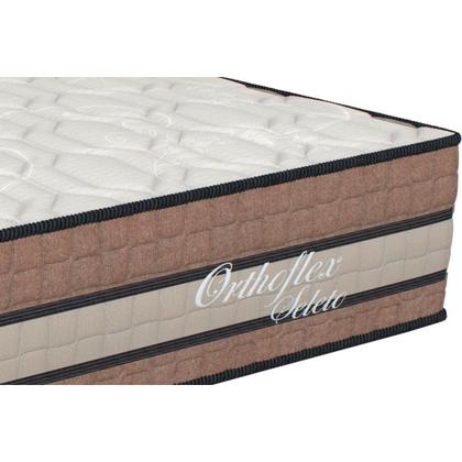 Imagem de Cama Box Queen: Colchão Molas Ensacadas Orthoflex MasterPocket  Seleto + Base CRC Suede Brown(158x198)