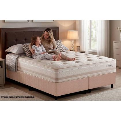 Imagem de Cama Box Queen + Colchão Molas Herval Scotland