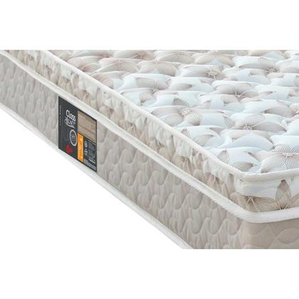 Imagem de Cama Box Queen: Colchão Molas Pocket Ensacadas Castor Class + Base CRC Suede Clean (158x198)