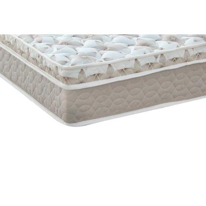 Imagem de Cama Box Queen: Colchão Molas Pocket Ensacadas Castor Class + Base CRC Suede Clean (158x198)