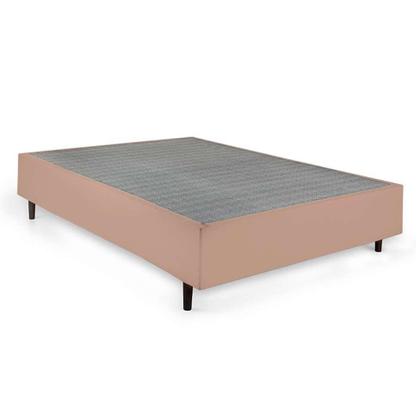 Imagem de Cama Box Queen com Colchão Guldi Duplo Plus D28 Azul e Natural