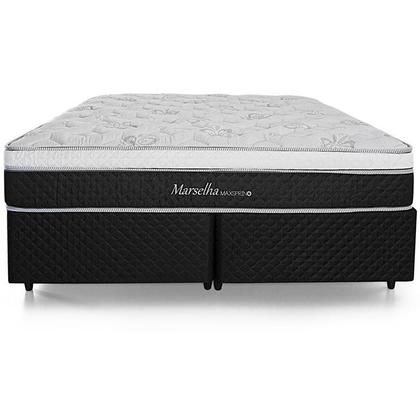Imagem de Cama Box Queen Herval Marselha, Molas Maxspring, 64 x 158 x 198 cm