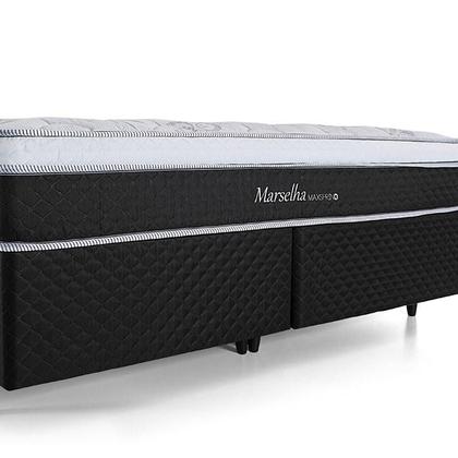 Imagem de Cama Box Queen Herval Marselha, Molas Maxspring, 64 x 158 x 198 cm
