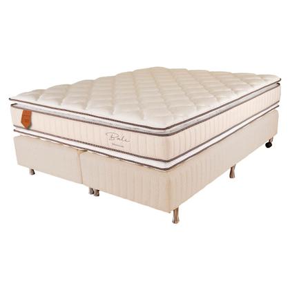 Imagem de Cama Box Queen Size (Box + Colchão) 158X198X67 Bali Prorelax Molas Ensacadas Pillow Top Duplo