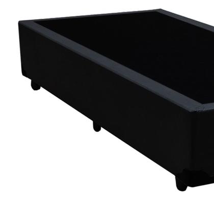 Imagem de Cama Box Solteiro AColchoes Sintético Preto 40x88x188