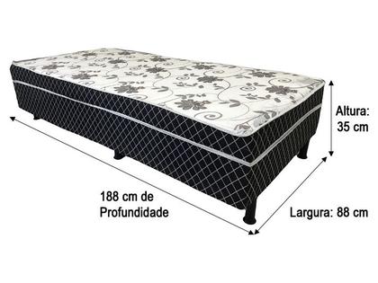 Cama Box Solteiro Basic AN - Alpoim Imagem de Cama Box Solteiro Basic AN