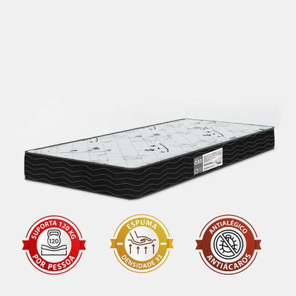 Imagem de Cama Box Solteiro + Colchão D33 One Face - 56x88x188cm - Várias Cores