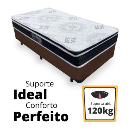 Imagem de Cama Box Solteiro + Colchão Espuma D33 Orthosono One Anjos