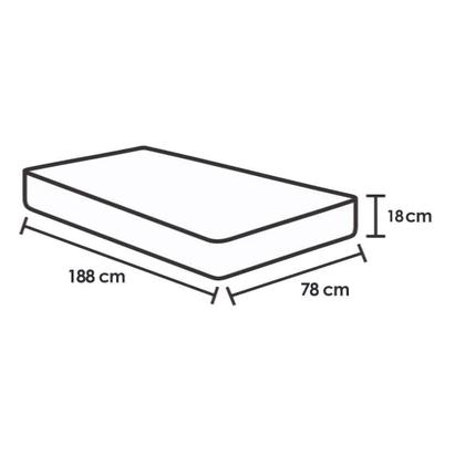 Imagem de Cama Box Solteiro: Colchão Espuma D33 Ortobom /EP ISO 100 Ultra Firme + Base CRC Suede Gray(78x188)