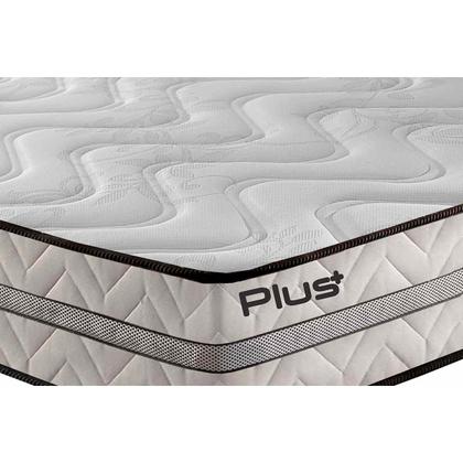 Imagem de Cama Box Solteiro: Colchão Espuma D33 Paropas Pasquale Plus + Base CRC Suede Gray(88x188)