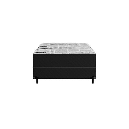 Cama Box Solteiro Conjugada Bologna D28 Ortopédico Preta - Mobly Imagem de Cama Box Solteiro Conjugada Bologna D28 Ortopédico Preta