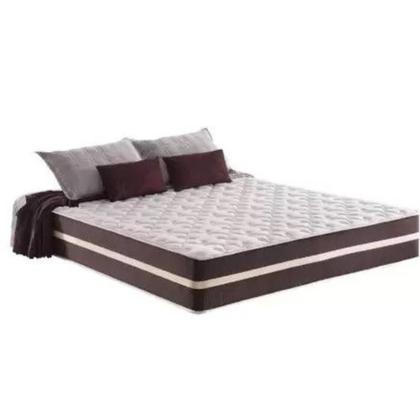 Imagem de Cama Box Viúva 128 Tecido Sintético Preto com Colchão Little Angel Mola Superlastic 22x128x188